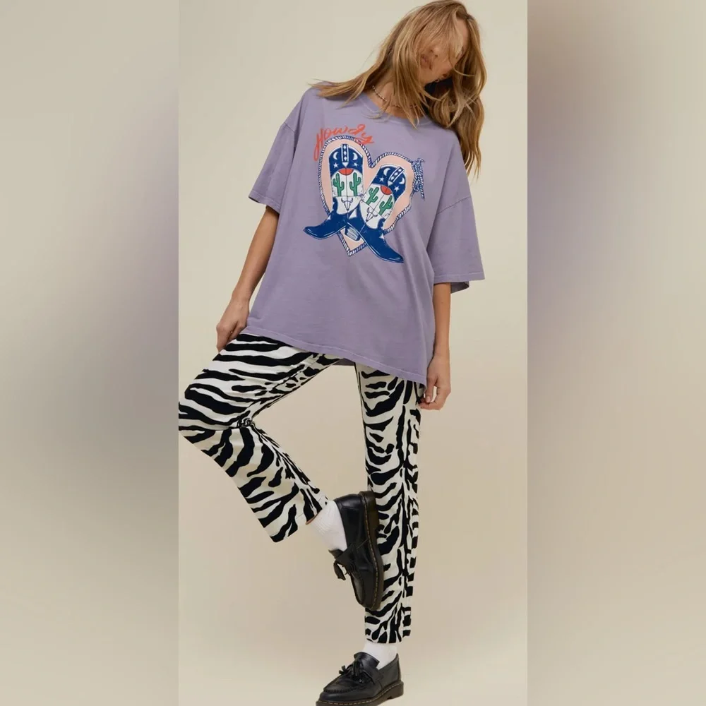 NWOT Daydreamer HOWDY BOOTS OS TEE - Picture 4 of 5